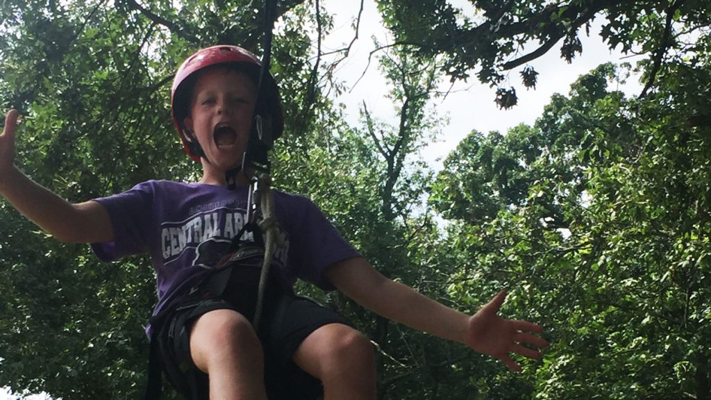 Zipline at Camp Subiaco